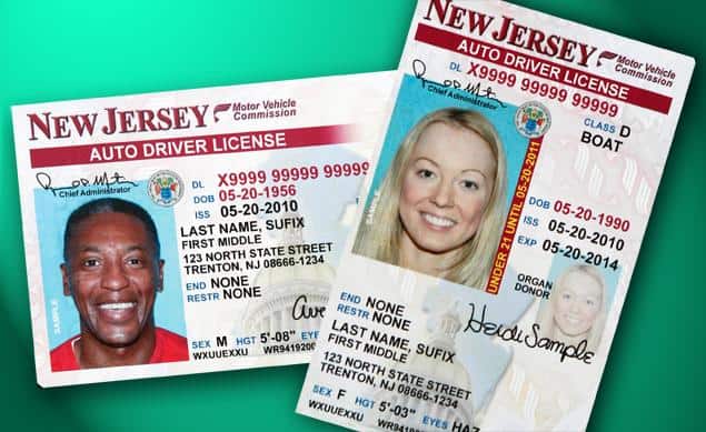 NJ drivers license