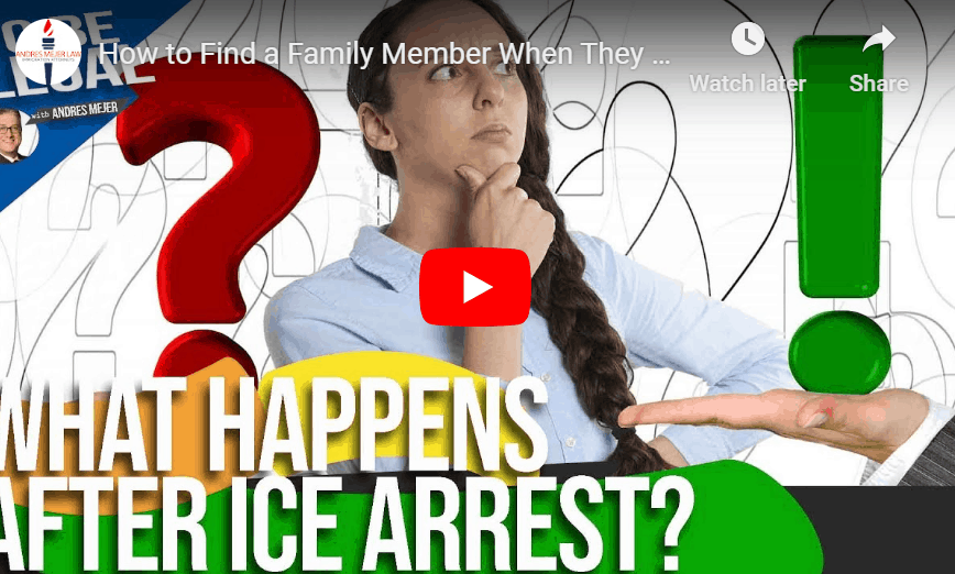 find family members after ICE arrest