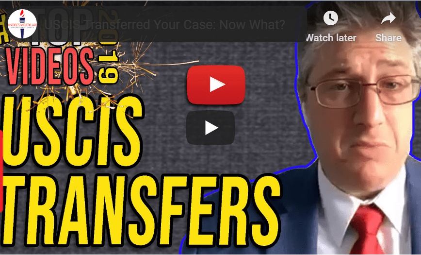 USCIS application transfers