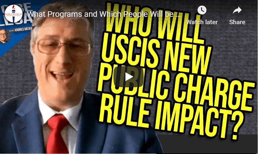 impact of new USCIS public charge