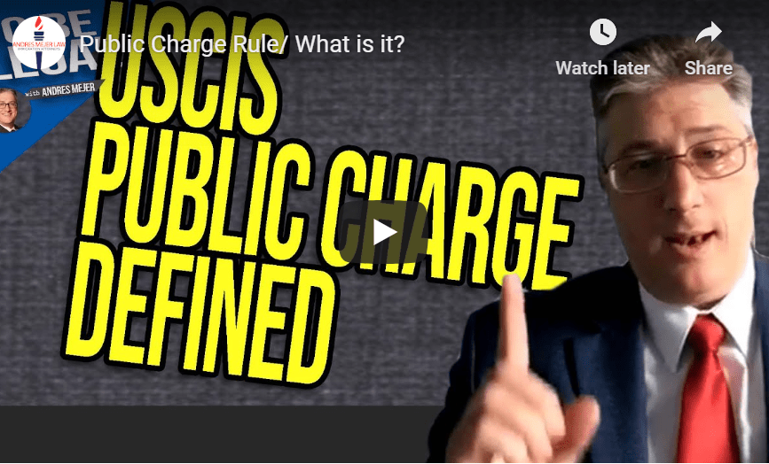 USCIS public charge rule
