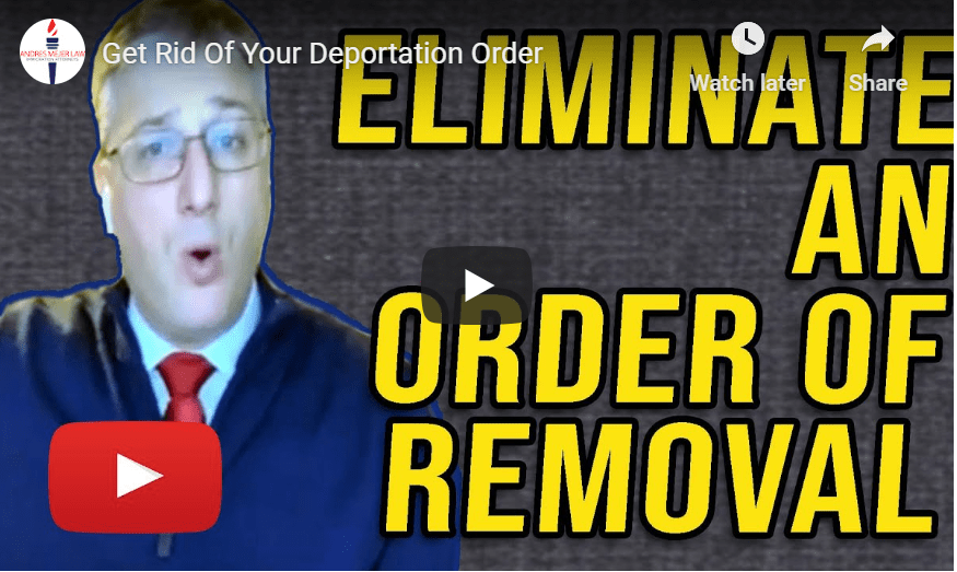 green card order of removal