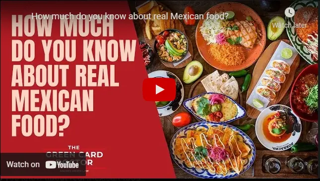 English vs Mexican food